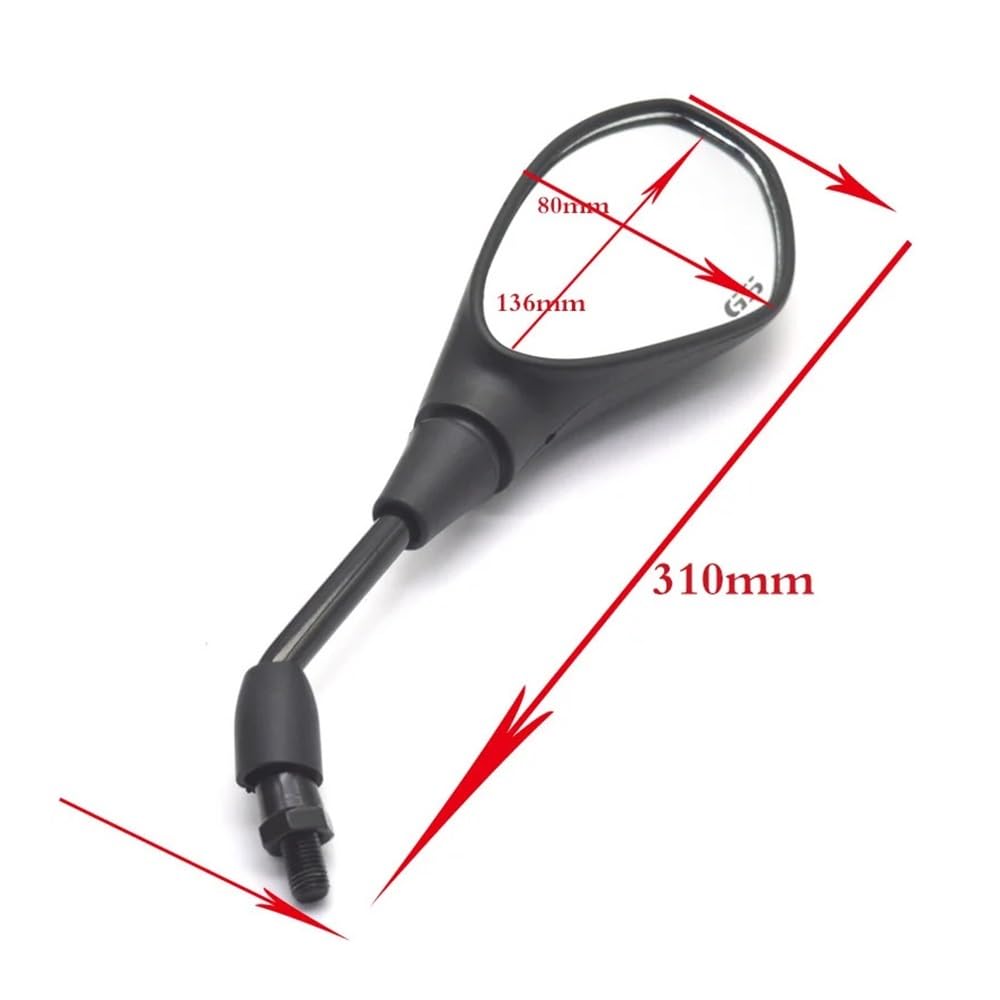 バイク ウインカーミラー ミラー アメリカン 10 ミリメートル